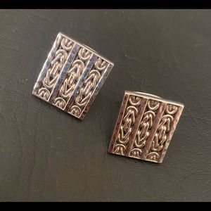 New Lois Hill men’s Sterling silver Cuff Links